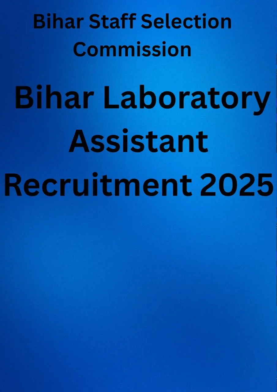 Bihar Laboratory Assistant Recruitment 2025