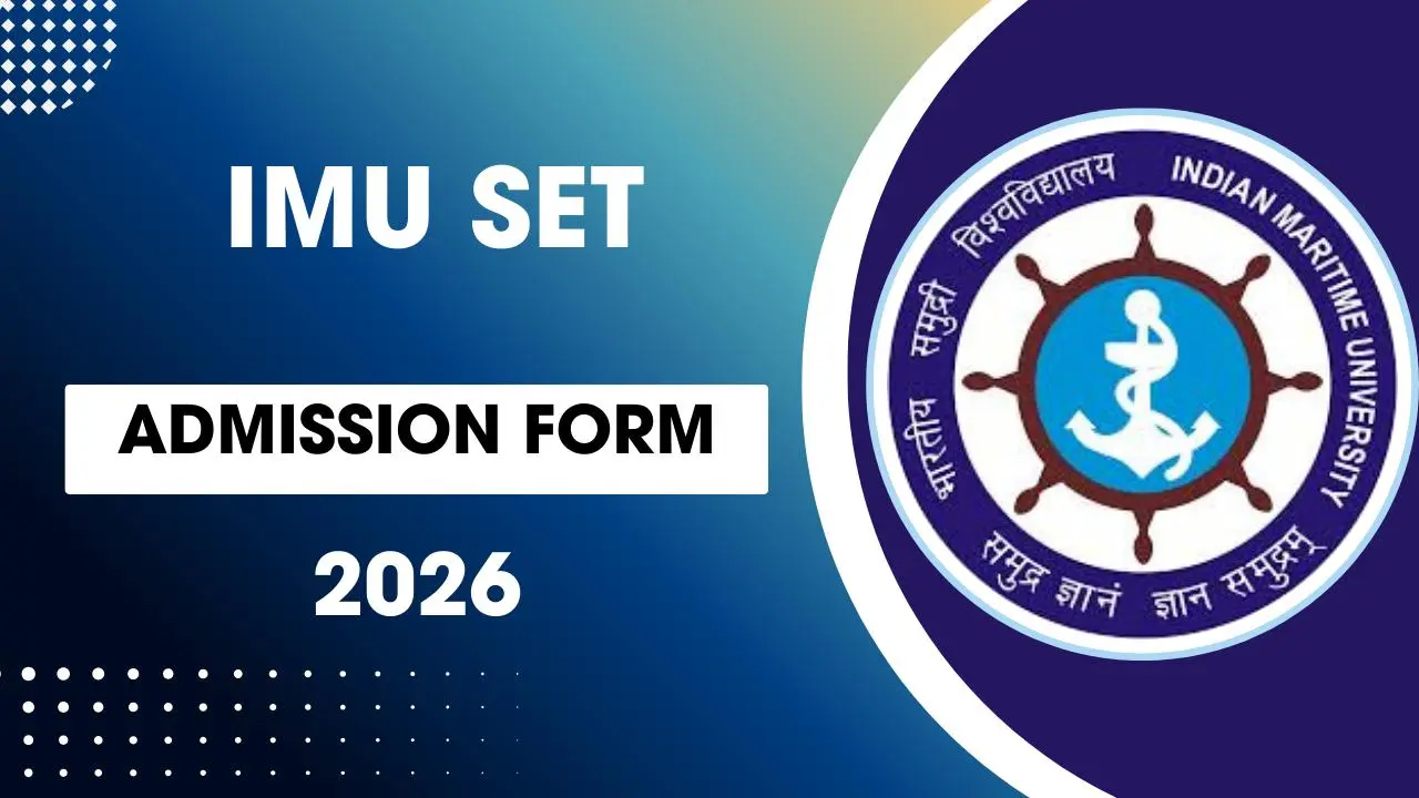 IMU CET Admissions Form 2026